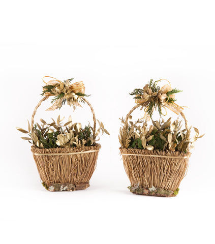 Estuche con Canastas de Ocote y Musgo Golden Forest