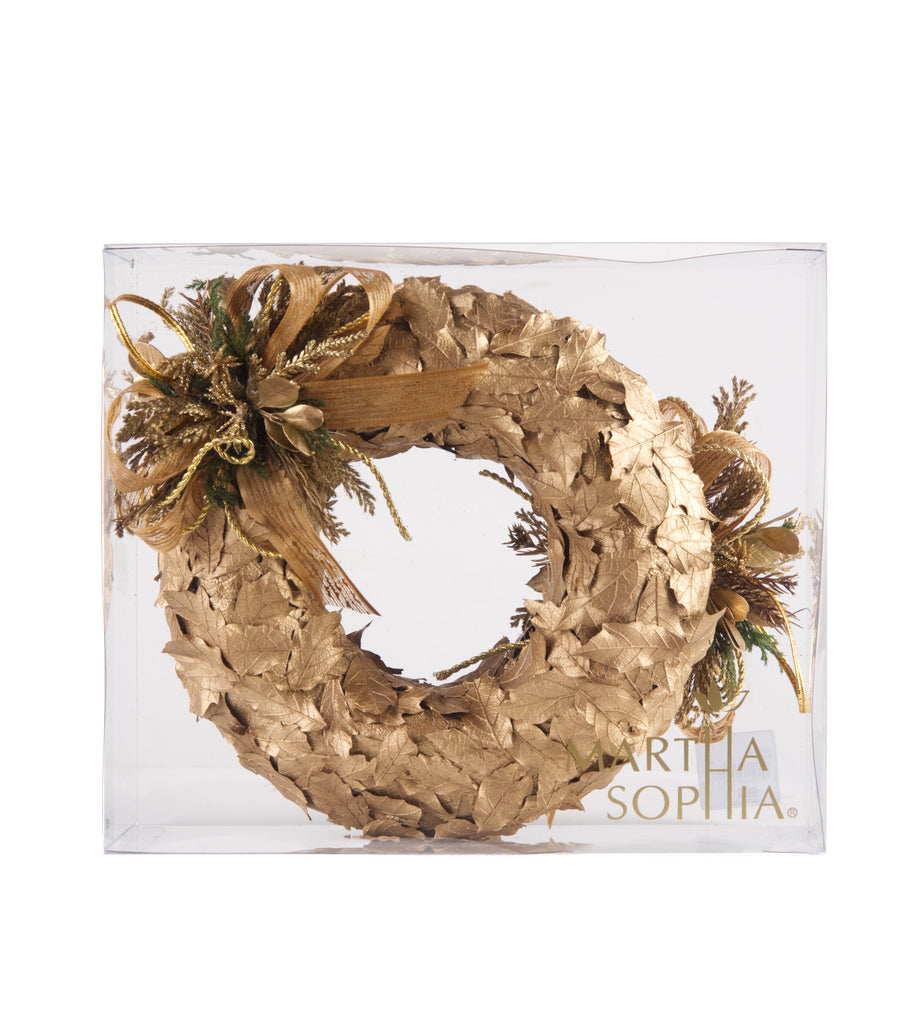 Estuche con 2pzas Coronas de Encino Laurel Golden Forest