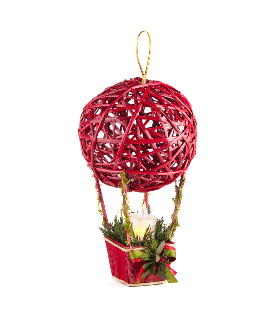 Estuche con 1 Pieza de Globo de Cantoya de Hoja de Encino Redwood