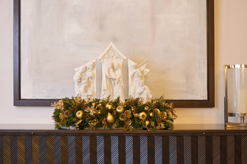 Centro de Mesa con Nacimiento Golden Forest