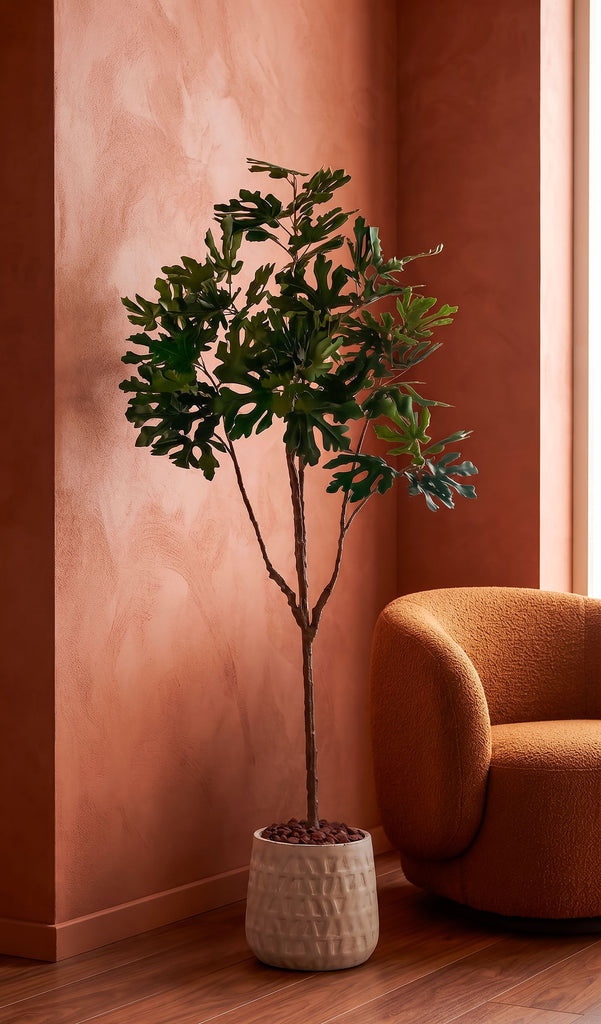 Árbol de Higo de 2 Mts Artificial en Base de Arcilla