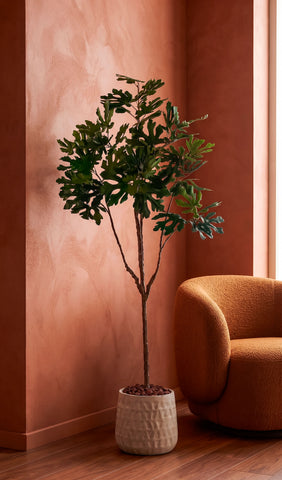 Árbol de Higo de 2 Mts Artificial en Base de Arcilla