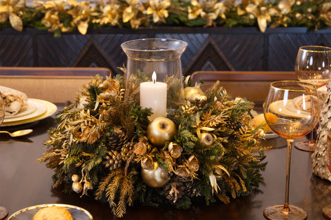 Centro de Mesa con Quinque Golden Forest