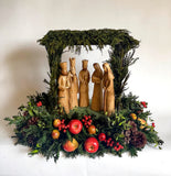 Centro con Reyes Magos de Resina Woodland