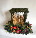 Centro con Reyes Magos de Resina Woodland