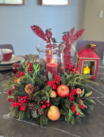 Centro de Mesa con Quinque Redwood