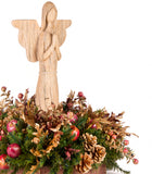 Centro de Mesa con Ángel Rezando de Madera Martha Sophia