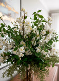Arreglo Floral con Cherry Blossom Artificial en Florero de Vidrio - Martha Sophia