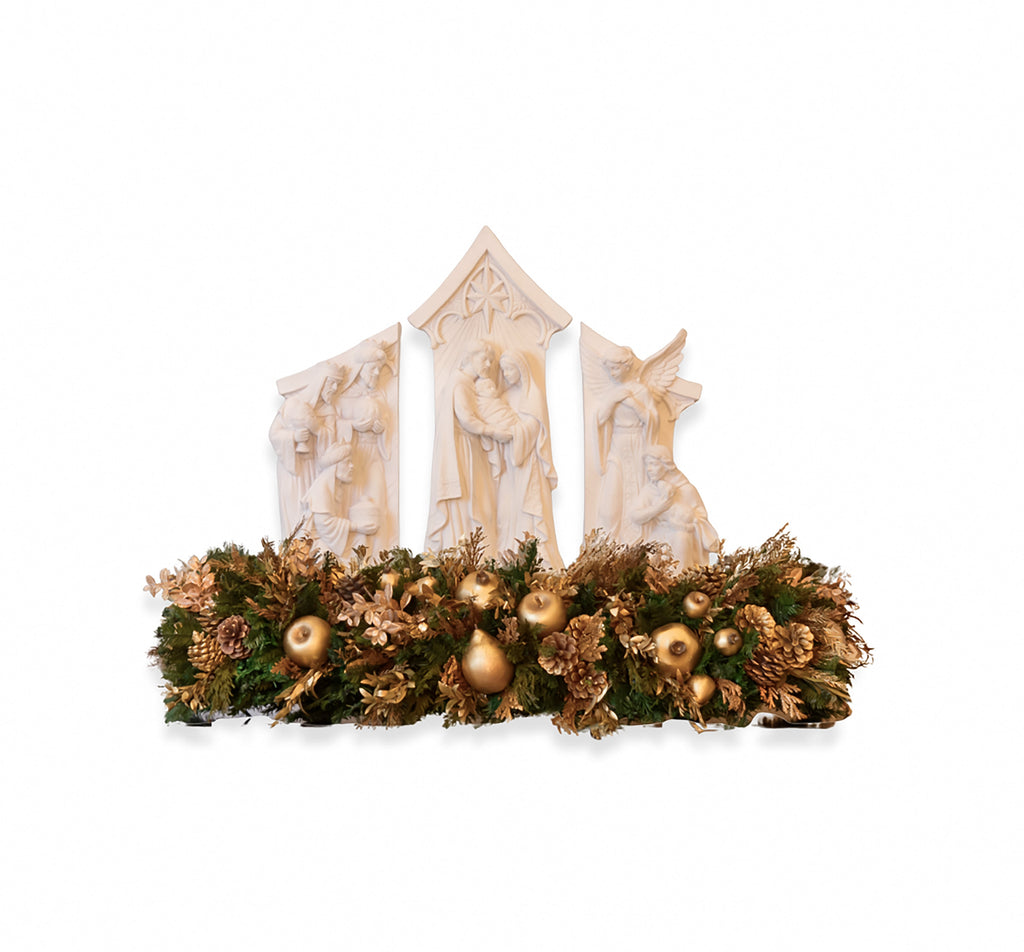 Centro de Mesa con Nacimiento Golden Forest