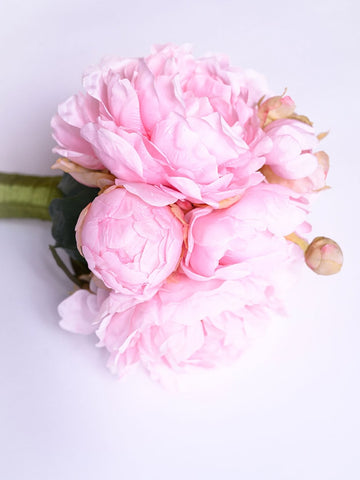Ramo De Novia De Peonias Rosas - Martha Sophia